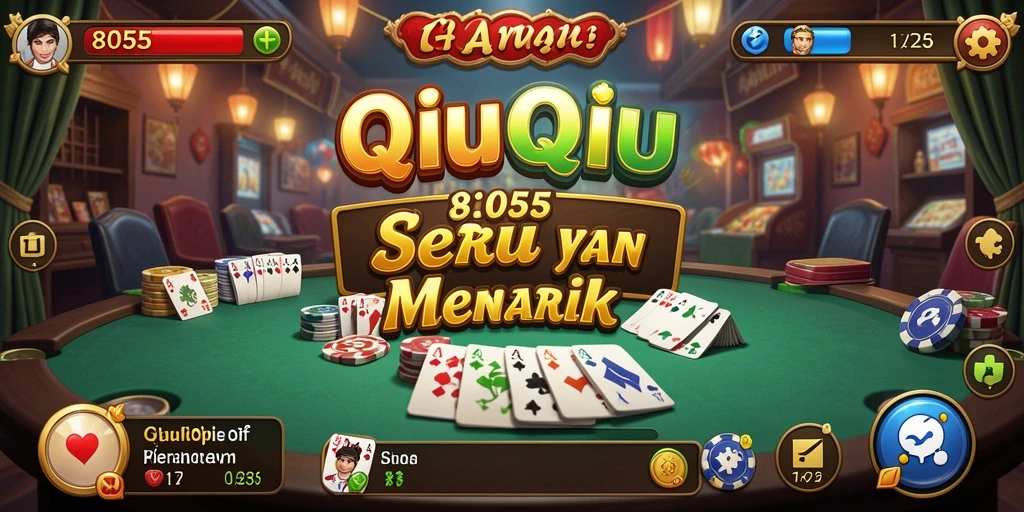 Tampilan gameplay QiuQiu yang menarik dan menantang.