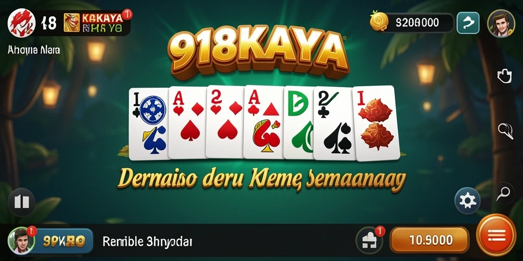 Screenshot main game Domino yang seru di 918KAYA.