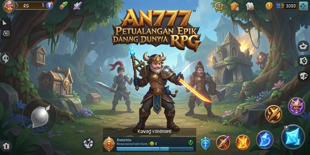 Tampilan gameplay RPG yang seru dan mendebarkan.