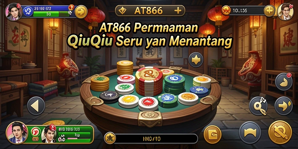 Gameplay QiuQiu yang seru dan menantang di AT866.
