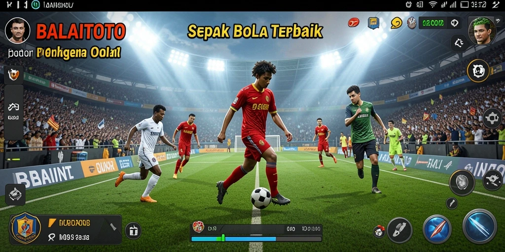 Tampilan menarik dari BALAITOTO dengan aksi sepak bola yang seru.
