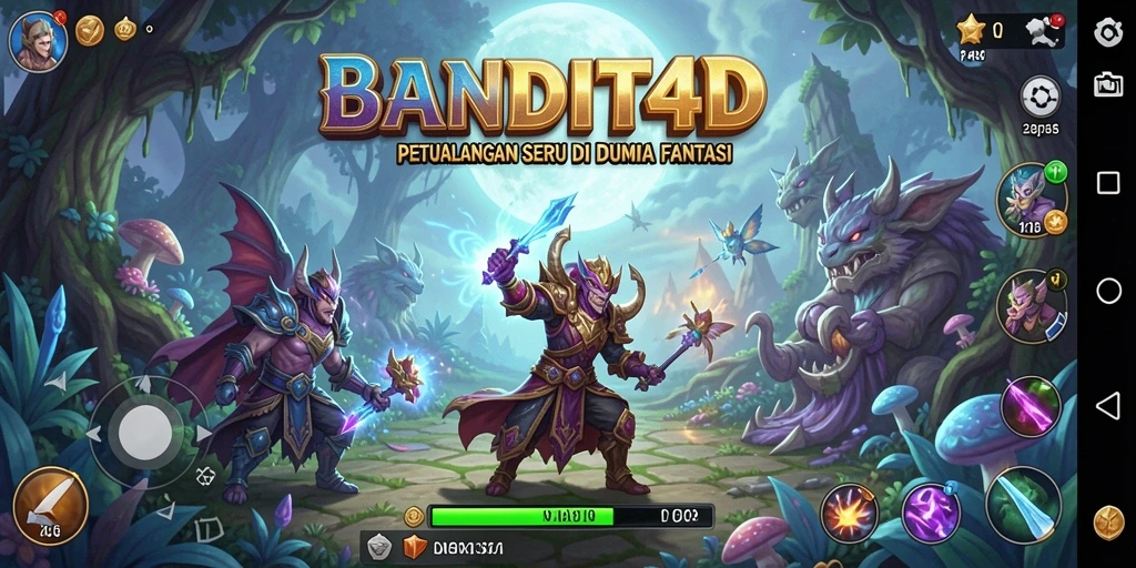 Tampilan gameplay BANDIT4D yang penuh aksi dan petualangan.
