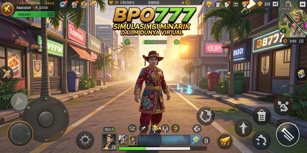 Tampilan gameplay BPO777 yang realistis dan seru.