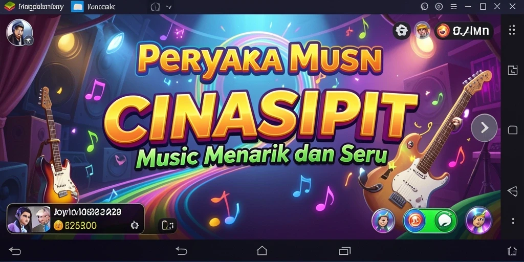 Screenshot utama CINASIPIT menampilkan gameplay interaktif yang seru.