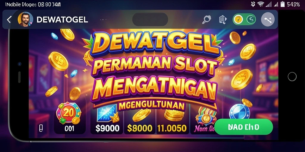 Tampilan grafik memukau dari gameplay DEWATOGEL yang seru.