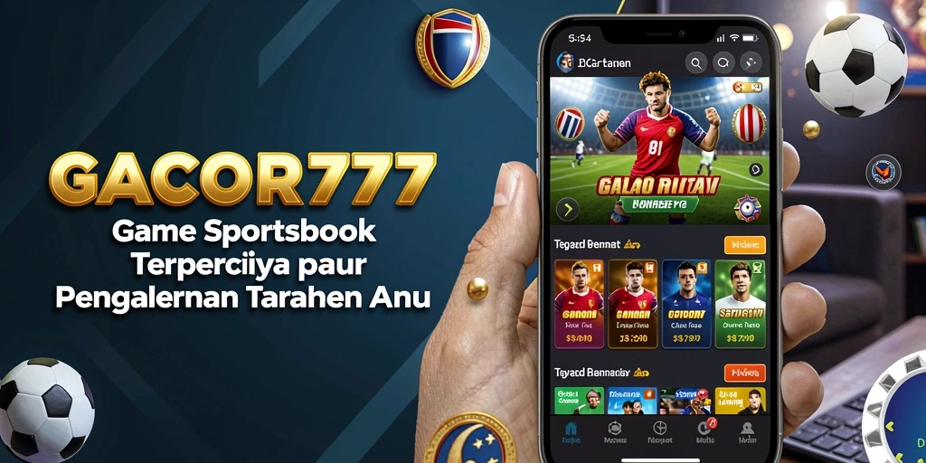Tampilan utama <strong>GACOR777</strong> dengan fitur taruhan yang menarik.