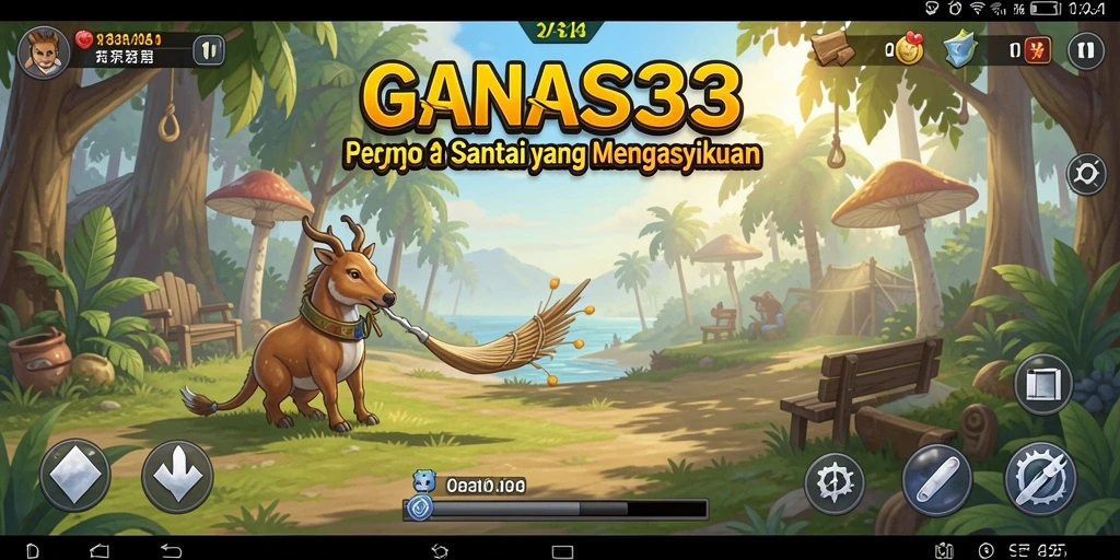 Screenshot menampilkan gameplay santai dan menyenangkan dari GANAS33.