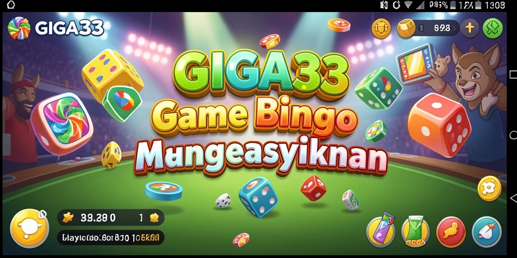 Tampilan gameplay Bingo seru di GIGA33 dengan banyak pemain aktif.