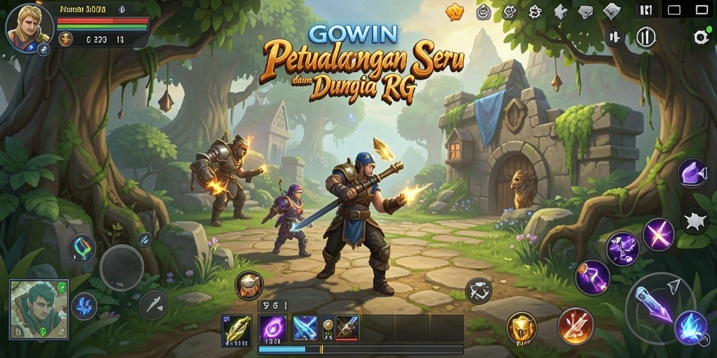 Tampilan gameplay RPG yang seru dan menantang.