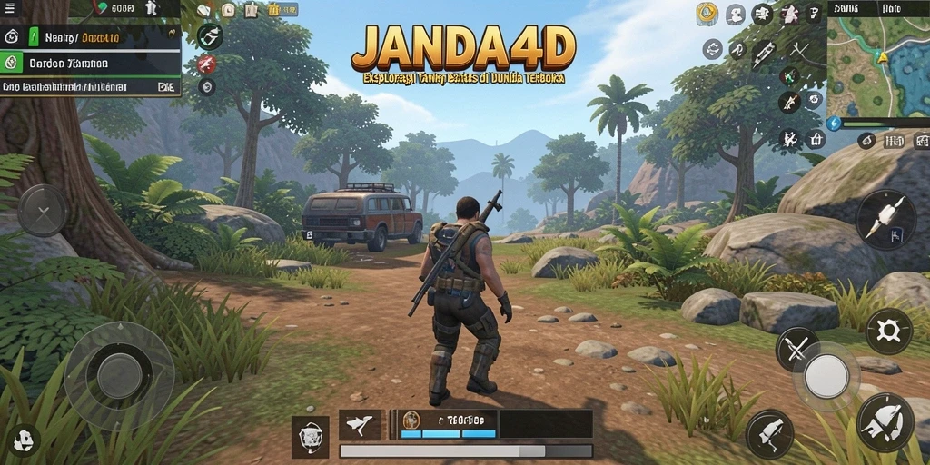 Gameplay menarik JANDA4D di dunia Open World yang luas.