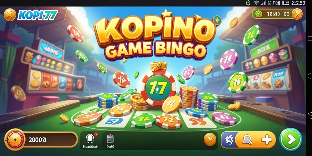 Tampilan menarik gameplay KOPI77 Bingo dengan banyak hadiah.