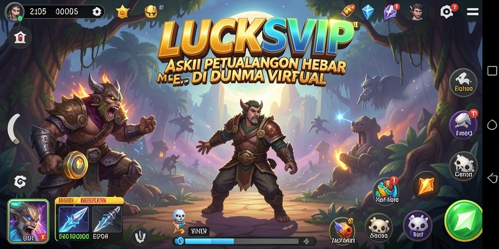 Tampilan gameplay LUCKSVIP yang menampilkan aksi seru dan grafis memukau.