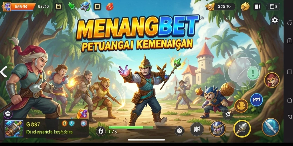 Gameplay menantang di dalam MENANGBET dengan pemandangan yang indah.