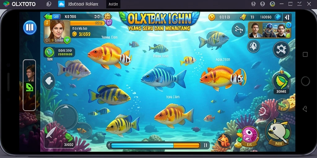 Tangkapan layar menunjukkan aksi seru menembak ikan di OLXTOTO.
