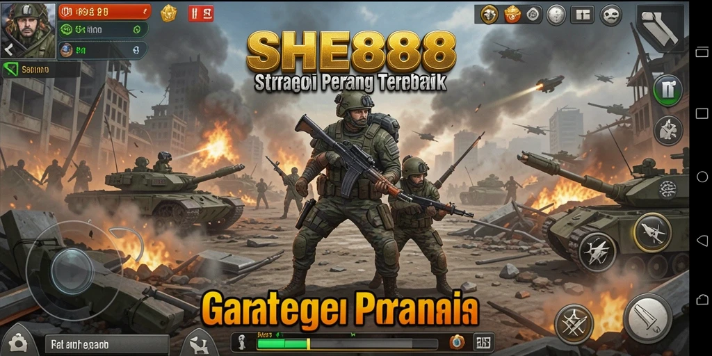 Tampilan menarik dari gameplay SHE888 dengan pertempuran dan pembangunan yang dinamis.