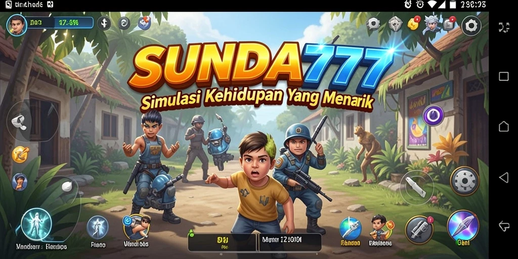 Tangkapan layar utama SUNDA777 menunjukkan pengalaman gameplay yang menarik dan interaktif.