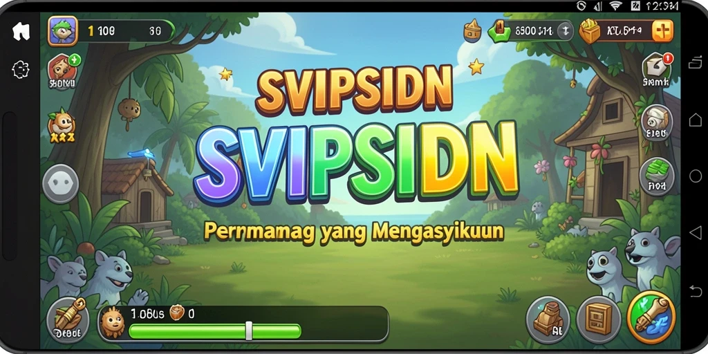 Tampilan gameplay <strong>SVIPSIDN</strong> yang sederhana dan menarik.