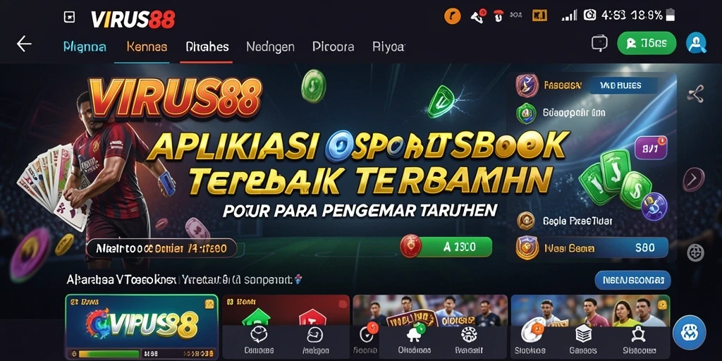 Tampilan gameplay menarik dan interaktif dari aplikasi Sportsbook VIRUS88.